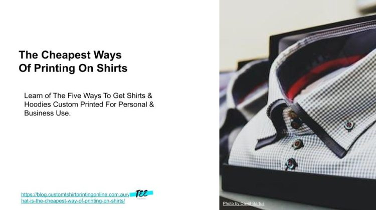 Tips On Tee Shirts Printing In Brisbane